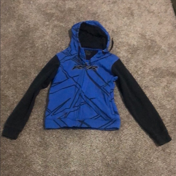 Men's Blue and Black Lightweight Jacket - Picture 1 of 1